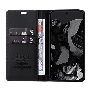 Θήκη Google Pixel 10 Pro XL 5G / 9 Pro XL 5G - YIKATU YK-001 - Flip Πορτοφόλι από Συνθετικό Δέρμα (PU) με TPU - Μαύρο - Wallet/Stand - Εικόνα 2