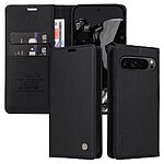 Θήκη Google Pixel 10 Pro XL 5G / 9 Pro XL 5G - YIKATU YK-001 - Flip Πορτοφόλι από Συνθετικό Δέρμα (PU) με TPU - Μαύρο - Wallet/Stand - Εικόνα 6