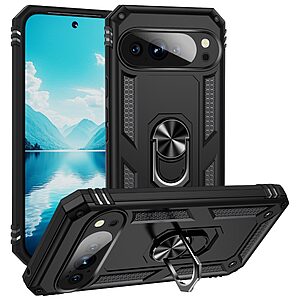 Θήκη Google Pixel 10 Pro XL 5G - OEM - Σκληρή Πλάτη PC+TPU - Μαύρο - Stand