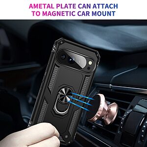 Θήκη Google Pixel 10 Pro XL 5G - OEM - Σκληρή Πλάτη PC+TPU - Μαύρο - Stand - Εικόνα 2