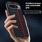 Θήκη Google Pixel 10 Pro XL 5G - OEM - Σκληρή Πλάτη PC από Συνθετικό Δέρμα (PU) - Μαύρο / Κόκκινο - Εικόνα 4