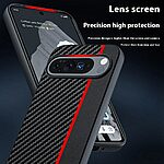 Θήκη Google Pixel 10 Pro XL 5G - OEM - Σκληρή Πλάτη από Συνθετικό Δέρμα (PU) + PC - Μαύρο / Μπλε - Εικόνα 3