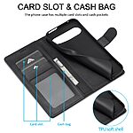 Θήκη Google Pixel 10 Pro XL 5G - LC.IMEEKE - Flip Πορτοφόλι από Συνθετικό Δέρμα (PU) με TPU - Μαύρο - Wallet/Stand - Εικόνα 8