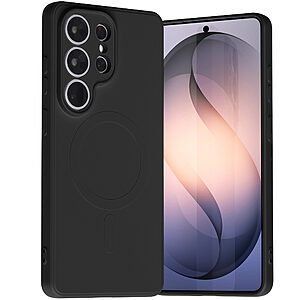 Μαύρη θήκη TPU με ενσωματωμένο δακτύλιο MagSafe και ανυψωμένη προστασία κάμερας - Soft-touch επιφάνεια που προσφέρει άνετο κράτημα και προστασία χωρίς όγκο