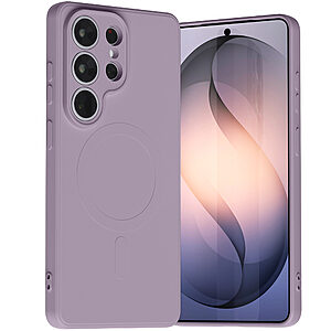 Κομψή μωβ θήκη με ματ φινίρισμα και ενσωματωμένη υποστήριξη MagSafe - Ανθεκτικό σιλικόνη TPU που προστατεύει από χτυπήματα χωρίς να προσθέτει όγκο