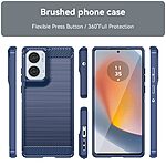 Θήκη Motorola Edge 50 Fusion 5G / Moto G85 5G - OEM - Πλάτη TPU - Μπλε - Εικόνα 3