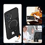 Θήκη Motorola Edge 50 Fusion 5G - OEM - Σκληρή Πλάτη PC+TPU - Μαύρο - Stand - Εικόνα 2