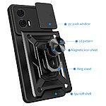 Θήκη Motorola Edge 50 Fusion 5G - OEM - Σκληρή Πλάτη PC+TPU - Μπλε - Stand - Εικόνα 3