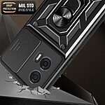 Θήκη Motorola Edge 50 Fusion 5G - OEM - Σκληρή Πλάτη PC+TPU - Μπλε - Stand - Εικόνα 7