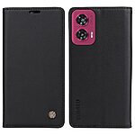 Θήκη Motorola Edge 50 Fusion 5G - YIKATU YK-001 - Flip Πορτοφόλι από Συνθετικό Δέρμα (PU) με TPU - Μαύρο - Wallet/Stand