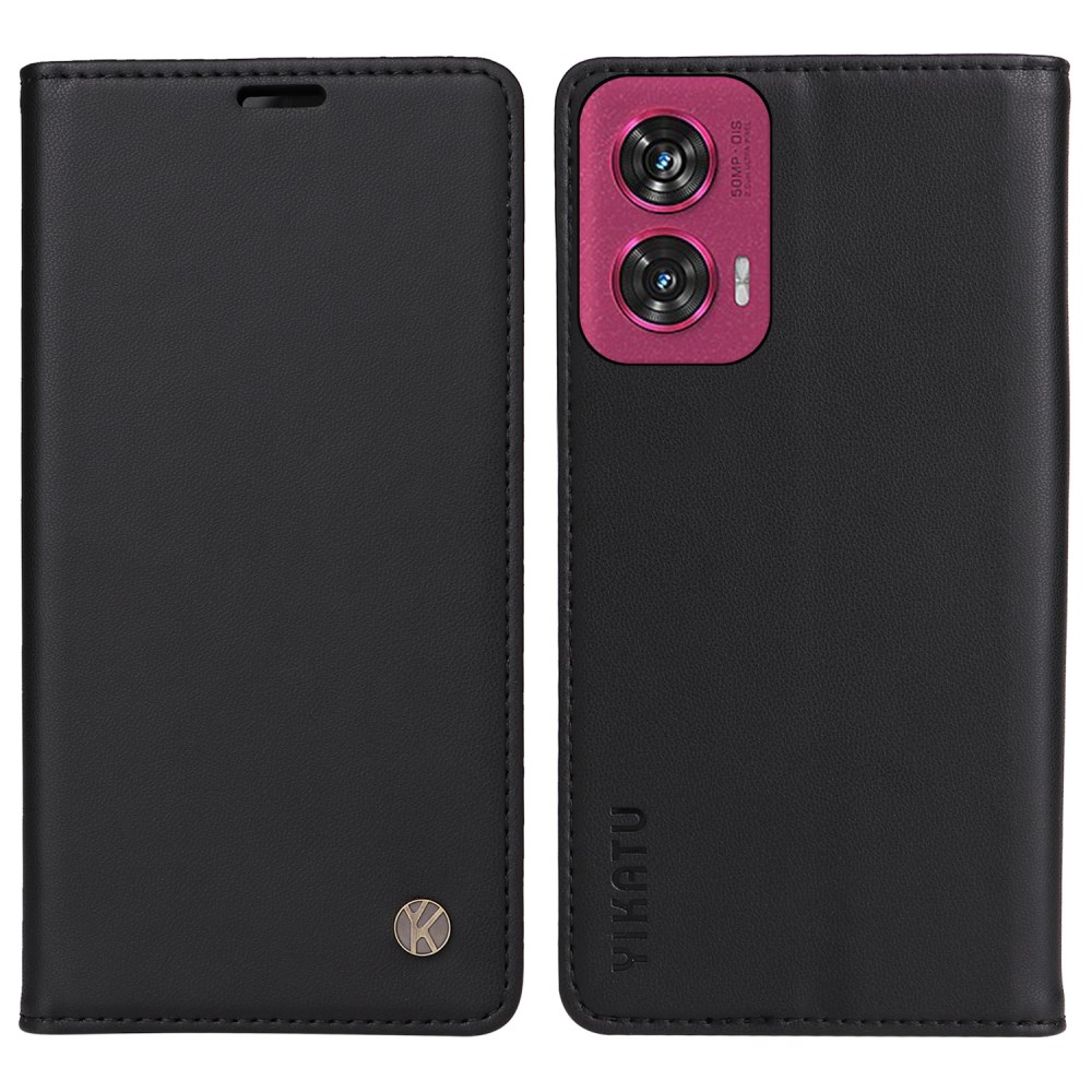 Θήκη Motorola Edge 50 Fusion 5G - YIKATU YK-001 - Flip Πορτοφόλι από Συνθετικό Δέρμα (PU) με TPU - Μαύρο - Wallet/Stand Θήκη Motorola Edge 50 Fusion 5G - YIKATU YK-001 - Flip Πορτοφόλι από Συνθετικό Δέρμα (PU) με TPU - Μαύρο - Wallet/Stand