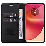 Θήκη Motorola Edge 50 Fusion 5G - YIKATU YK-001 - Flip Πορτοφόλι από Συνθετικό Δέρμα (PU) με TPU - Μαύρο - Wallet/Stand - Εικόνα 2