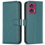 Θήκη Motorola Edge 50 Fusion 5G - BINFEN COLOR BF17 - Flip Πορτοφόλι από Συνθετικό Δέρμα (PU) με TPU - Πράσινο - Wallet/Stand