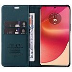 Θήκη Motorola Edge 50 Fusion 5G - YIKATU YK-001 - Flip Πορτοφόλι από Συνθετικό Δέρμα (PU) με TPU - Πράσινο - Wallet/Stand - Εικόνα 2