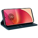 Θήκη Motorola Edge 50 Fusion 5G - YIKATU YK-001 - Flip Πορτοφόλι από Συνθετικό Δέρμα (PU) με TPU - Πράσινο - Wallet/Stand - Εικόνα 4