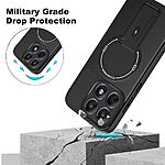 Θήκη Motorola Edge 60 5G / Fusion 5G - OEM - Σκληρή Πλάτη PC+TPU - Μαύρο - Stand - Εικόνα 5