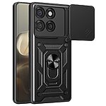 Θήκη Motorola Edge 60 Pro 5G - OEM - Σκληρή Πλάτη PC+TPU - Μαύρο - Stand