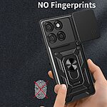 Θήκη Motorola Edge 60 Pro 5G - OEM - Σκληρή Πλάτη PC+TPU - Μαύρο - Stand - Εικόνα 6