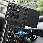 Θήκη Motorola Edge 60 Pro 5G - OEM - Σκληρή Πλάτη PC+TPU - Μαύρο - Stand - Εικόνα 8