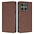 Θήκη Motorola Edge 60 Pro 5G - OEM - Flip Πορτοφόλι από Συνθετικό Δέρμα (PU) με TPU - Καφέ - RFID/Wallet/Stand