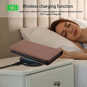 Θήκη Motorola Edge 60 Pro 5G - OEM - Flip Πορτοφόλι από Συνθετικό Δέρμα (PU) με TPU - Καφέ - RFID/Wallet/Stand - Εικόνα 2