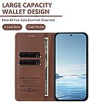 Θήκη Motorola Edge 60 Pro 5G - OEM - Flip Πορτοφόλι από Συνθετικό Δέρμα (PU) με TPU - Καφέ - RFID/Wallet/Stand - Εικόνα 7