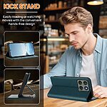 Θήκη Motorola Edge 60 Pro 5G - OEM - Flip Πορτοφόλι από Συνθετικό Δέρμα (PU) με TPU - Πράσινο - RFID/Wallet/Stand - Εικόνα 5