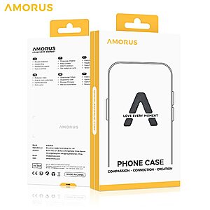 Θήκη Motorola Edge 60 Pro 5G - AMORUS - Πλάτη TPU - Μαύρο - Εικόνα 2