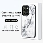 Θήκη Motorola Moto G15 4G - OEM - Σκληρή Πλάτη PC + Tempered Glass - Λευκό - Εικόνα 2