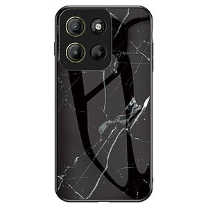 Θήκη Motorola Moto G15 4G - OEM - Σκληρή Πλάτη PC + Tempered Glass - Μαύρο