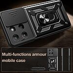 Θήκη Motorola Moto G15 4G - OEM - Σκληρή Πλάτη PC+TPU - Μαύρο - Stand - Εικόνα 9