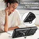 Θήκη Motorola Moto G15 4G - OEM - Σκληρή Πλάτη PC+TPU - Μπλε - Stand - Εικόνα 2