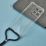 Θήκη Motorola Moto G15 4G - OEM - Πλάτη TPU - Διάφανο - Λουράκι - Εικόνα 4