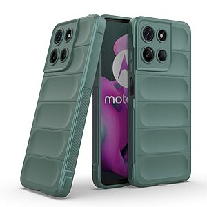 Θήκη Motorola Moto G15 4G - OEM - Πλάτη TPU - Πράσινο - Εικόνα 2