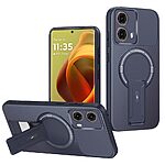 Θήκη Motorola Moto G85 5G - OEM - Σκληρή Πλάτη PC+TPU - Μπλε - Stand