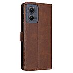 Θήκη Motorola Moto G85 5G - OEM - Flip Πορτοφόλι από Συνθετικό Δέρμα (PU) με TPU - Καφέ - Wallet/Stand/Λουράκι - Εικόνα 3