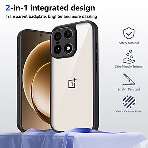 Θήκη OnePlus 15 5G - OEM - Σκληρή Πλάτη PC+TPU - Μαύρο - Εικόνα 2