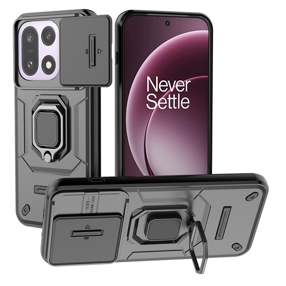 Θήκη OnePlus 15 5G - OEM - Σκληρή Πλάτη PC+TPU - Μαύρο - Stand Θήκη OnePlus 15 5G - OEM - Σκληρή Πλάτη PC+TPU - Μαύρο - Stand