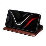 Θήκη Samsung Galaxy S26 Ultra 5G - QIALINO - Flip Πορτοφόλι από Αυθεντικό Δέρμα - Καφέ - Wallet/Stand - Εικόνα 2