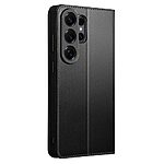 Θήκη Samsung Galaxy S26 Ultra 5G - QIALINO - Flip Πορτοφόλι από Αυθεντικό Δέρμα - Μαύρο - Wallet/Stand - Εικόνα 4