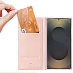 Θήκη Samsung Galaxy S26 Ultra 5G - DUX DUCIS Skin Pro Series - Flip Πορτοφόλι από Συνθετικό Δέρμα (PU) με TPU - Ροζ - Stand/Wallet - Εικόνα 2