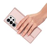 Θήκη Samsung Galaxy S26 Ultra 5G - DUX DUCIS Skin Pro Series - Flip Πορτοφόλι από Συνθετικό Δέρμα (PU) με TPU - Ροζ - Stand/Wallet - Εικόνα 5