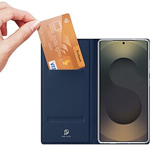 Θήκη Samsung Galaxy S26 Ultra 5G - DUX DUCIS Skin Pro Series - Flip Πορτοφόλι από Συνθετικό Δέρμα (PU) με TPU - Μπλε - Stand - Εικόνα 2