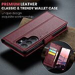 Θήκη Samsung Galaxy S26 Ultra 5G - CASEME 023 - Flip Πορτοφόλι από Συνθετικό Δέρμα (PU) με TPU - Κόκκινο - RFID/Wallet/Stand - Εικόνα 7