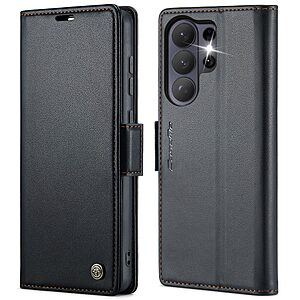Θήκη Samsung Galaxy S26 Ultra 5G - CASEME 023 - Flip Πορτοφόλι από Συνθετικό Δέρμα (PU) με TPU - Μαύρο - RFID/Wallet/Stand