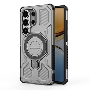 Θήκη Samsung Galaxy S26 Ultra 5G - WANLONFENG KJ Series - Σκληρή Πλάτη PC+TPU - Γκρι - Stand - Εικόνα 2