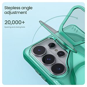 Θήκη Samsung Galaxy S26 Ultra 5G - NILLKIN Iceblade CamProp - Σκληρή Πλάτη PC+TPU - Μαύρο - Stand - Εικόνα 2