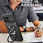 Θήκη Xiaomi Poco F8 Pro / Redmi K90 5G - OEM - Σκληρή Πλάτη PC+TPU - Μπλε - Stand - Εικόνα 2