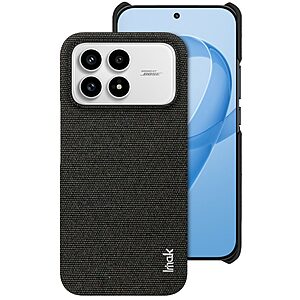 Θήκη Xiaomi Poco F8 Pro / Redmi K90 5G - IMAK Ruiyi Series - Πλάτη από Συνθετικό Δέρμα (PU) - Μαύρο