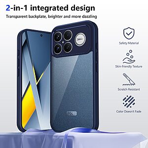 Θήκη Xiaomi Poco F8 Ultra / Redmi K90 Pro Max 5G - OEM - Σκληρή Πλάτη PC+TPU - Μπλε - Εικόνα 2